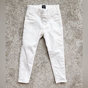 Gap White Jegging, size 4T